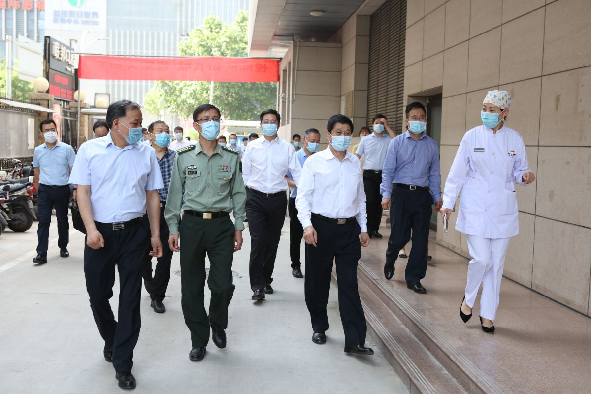 陜西省雙擁辦檢查驗(yàn)收西安聯(lián)邦口腔醫(yī)院雙擁模范工作